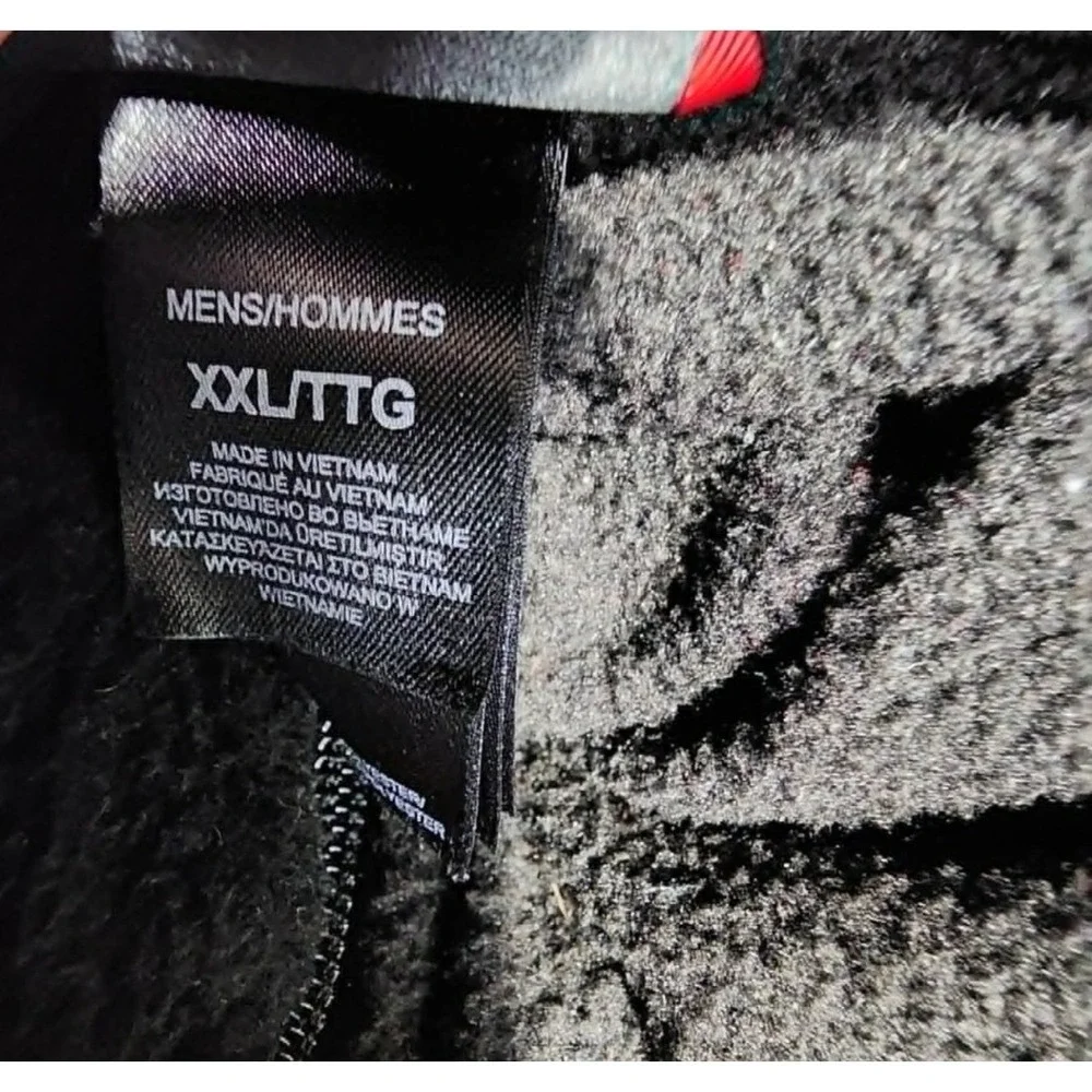 The‎ North Face Mens Fleece Jacket Full Zip Black XXL - READ